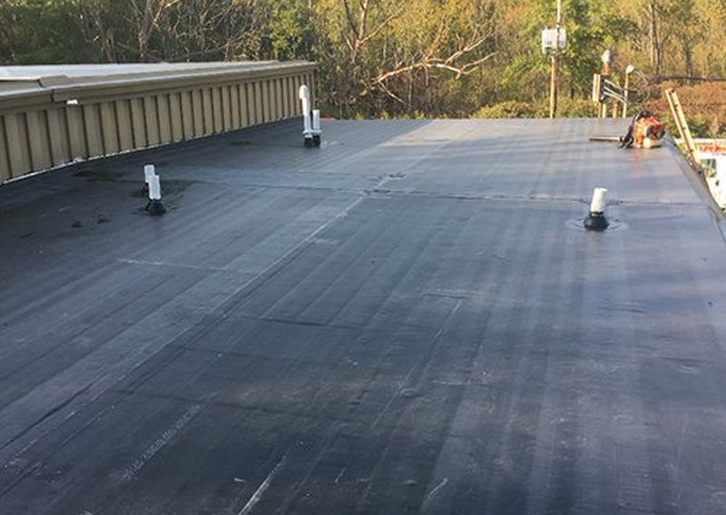 New roof installation