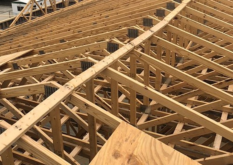 New roof installation